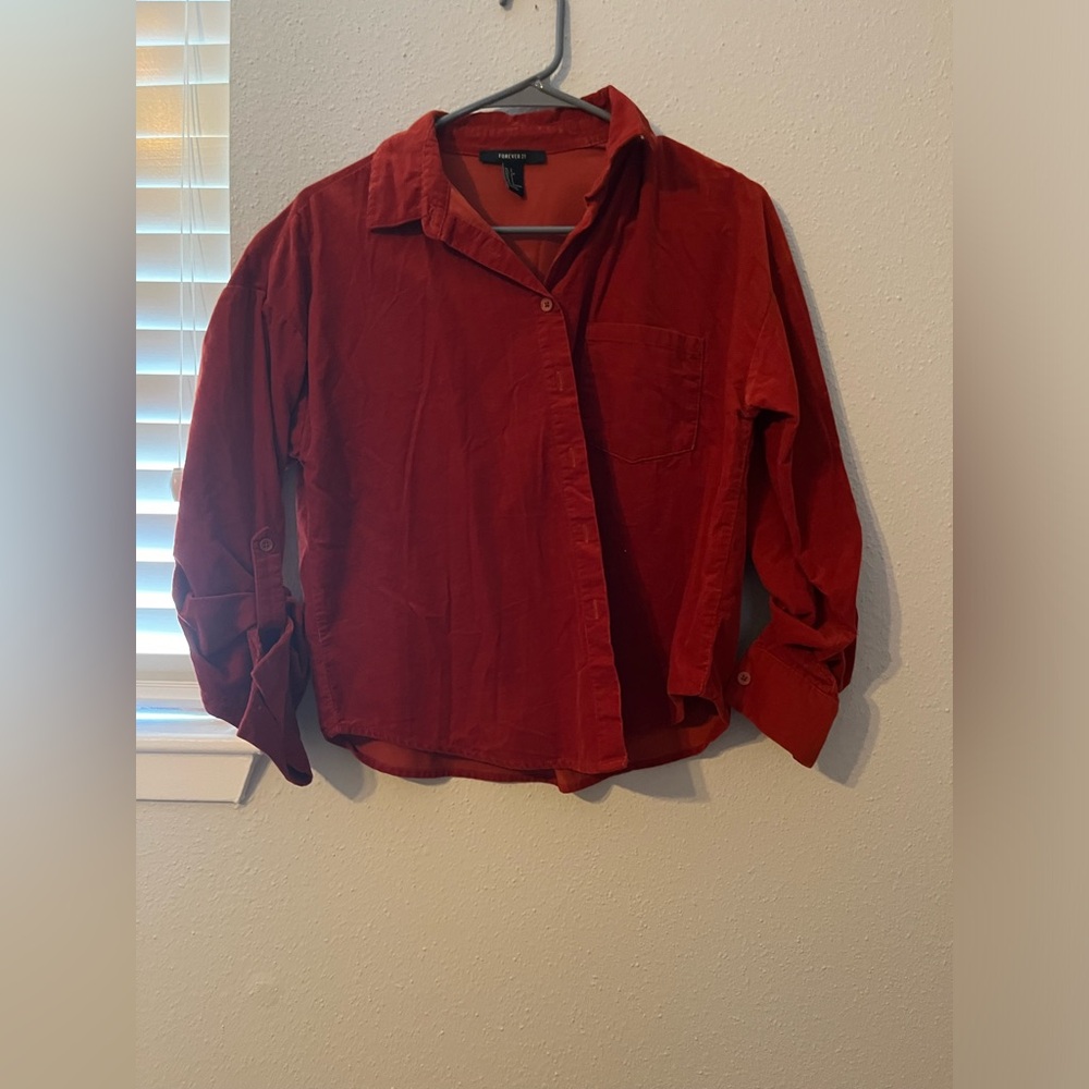 Forever 21, button down long sleeve shirt.